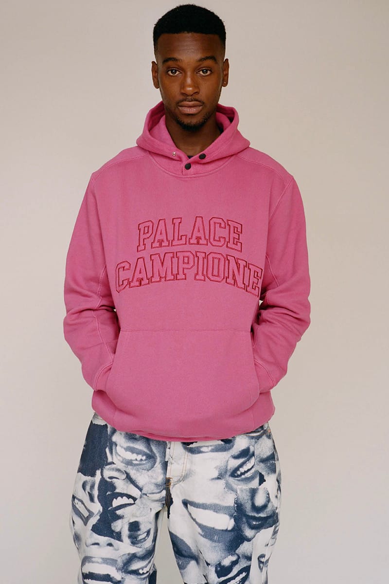 Palace campione hoodie new arrivals