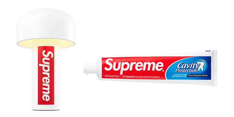 Supreme colgate hot sale toothpaste