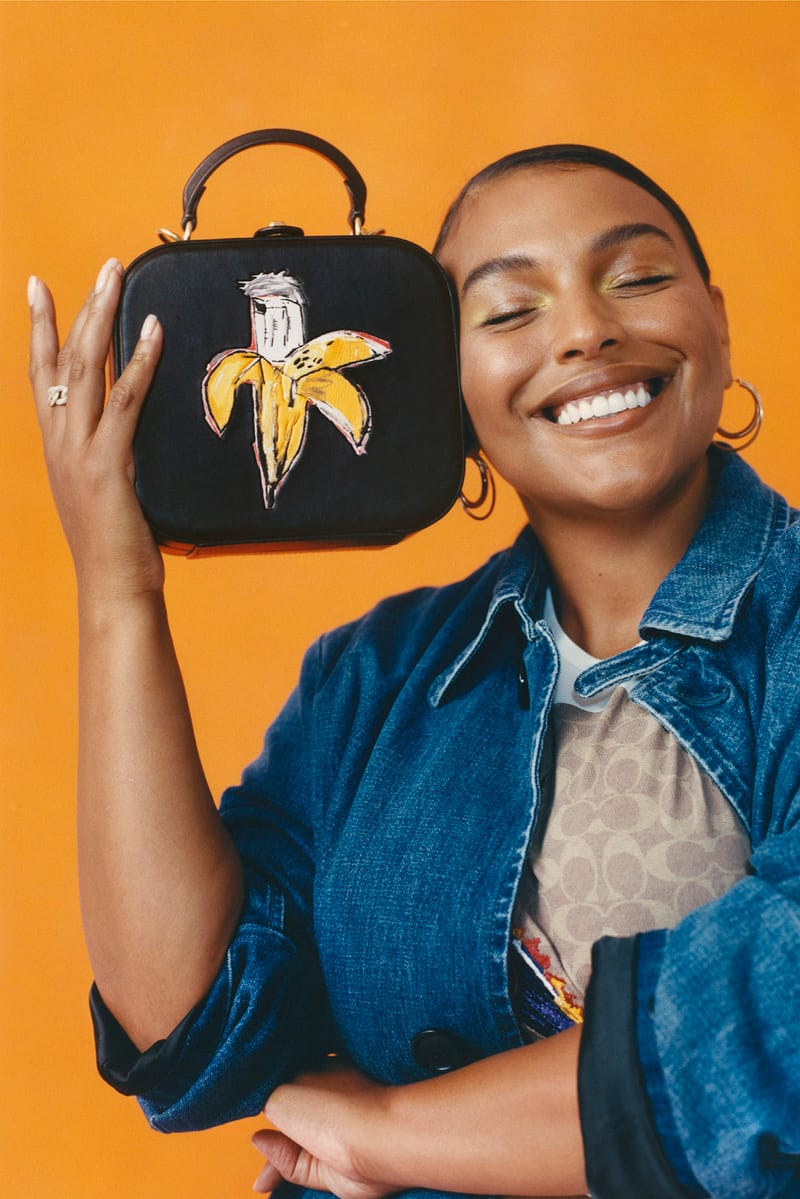 Jean michel basquiat online coach bag