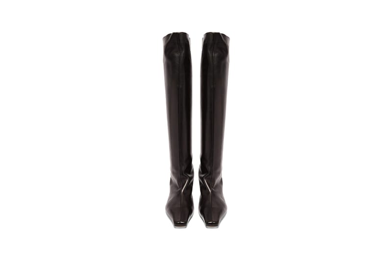 Shop Khaite's Davis Square-Toe Knee-High Boots | Hypebae