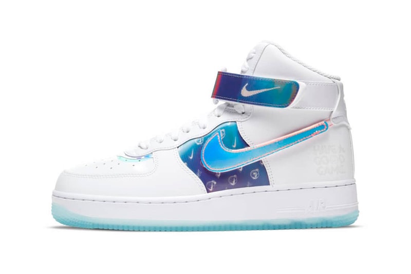 nike air forces holographic