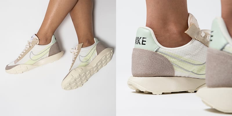 Nike Women s Waffle Racer LX Brown Pastel Green Hypebae