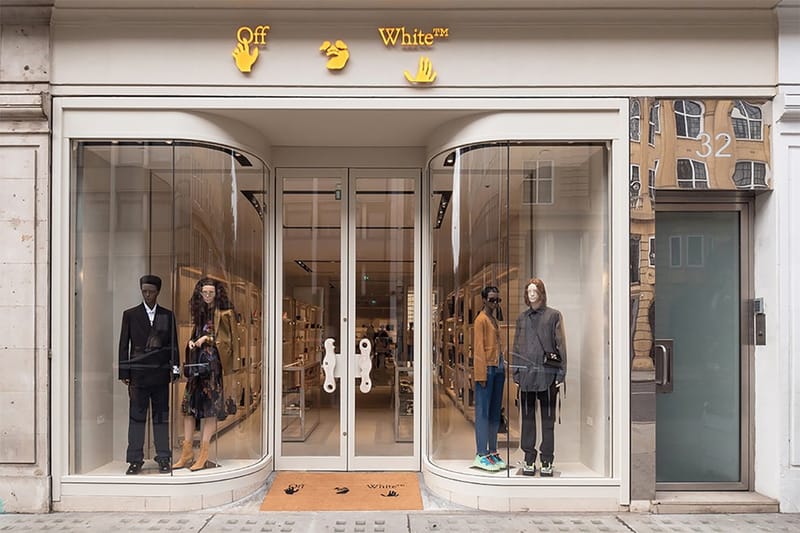 Off white stores in the cheap world