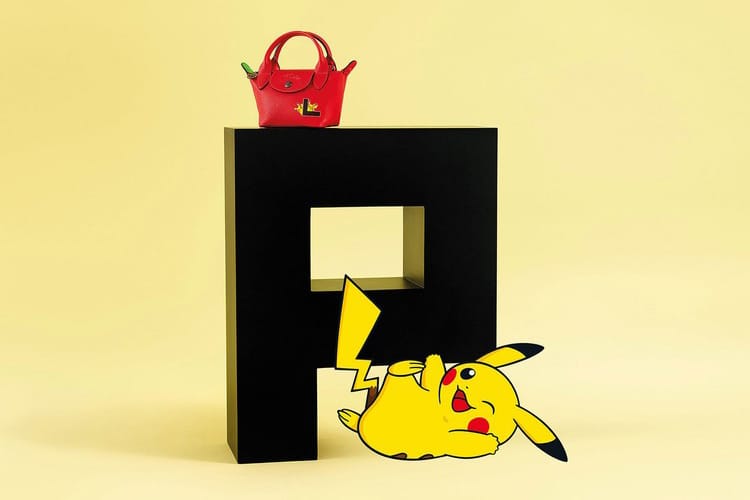 Longchamp discount pikachu bag