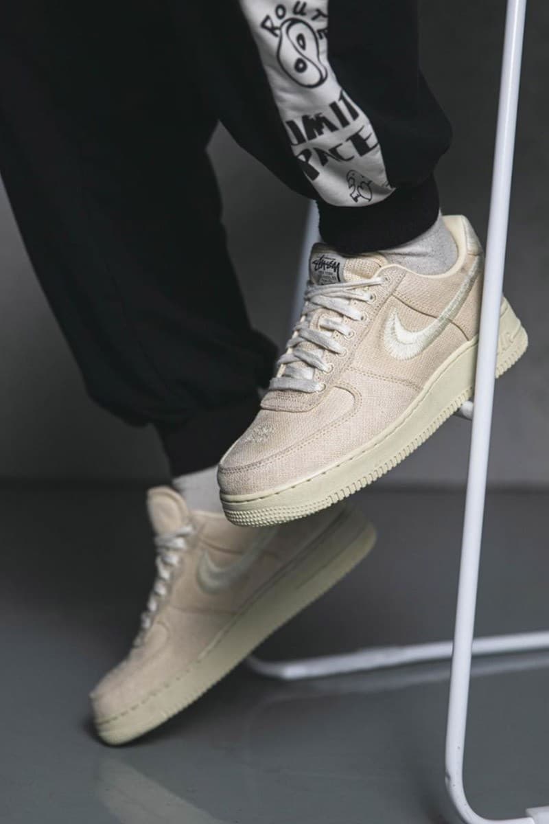 Stussy x Nike Air Force 1 "Fossil Stone" "Black" Hypebae