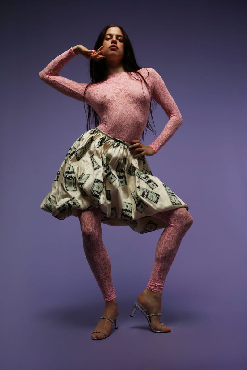 Ashley Williams Camo Pleat Micro Skirt Ashley Williams Spring