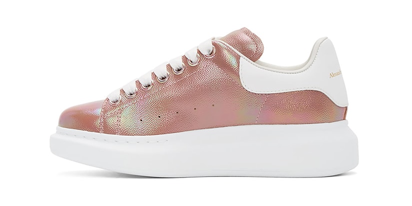 alexander mcqueen white and rose gold