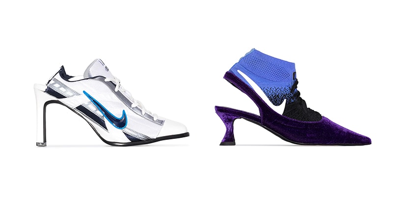 Ancuta Sarca Reworked Nike Sneaker Heels FW20 | Hypebae