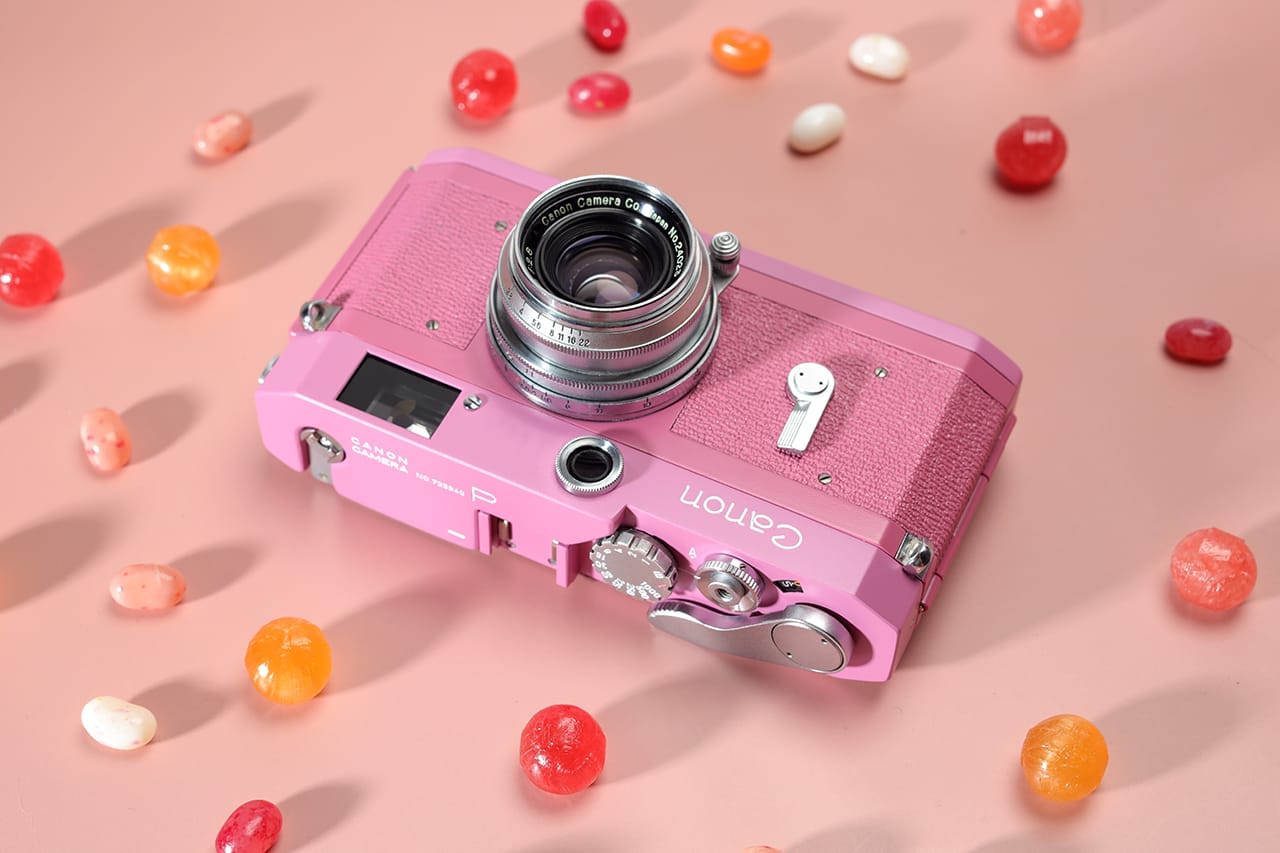 Canon P Customized Rosy Pink Rangefinder Camera | Hypebae