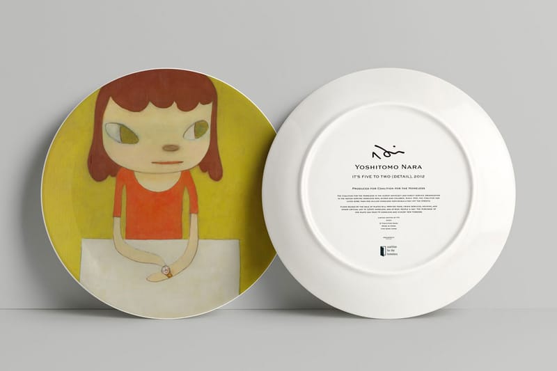 Plate by Yoshitomo Nara 奈良美智 Artist Plate Project 奈良美智 yoshitomo nara LOVE FROM THE
