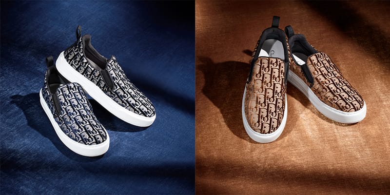 Dior slip on sneakers sale
