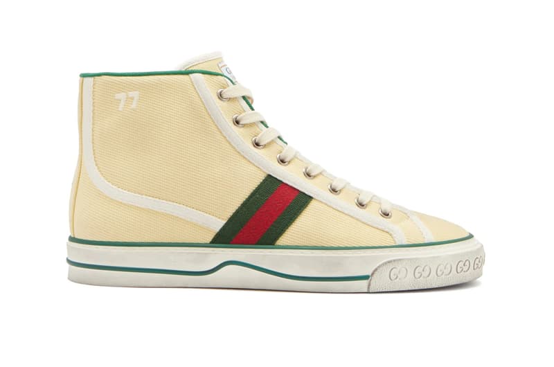 men's gucci tennis 1977 high top sneaker