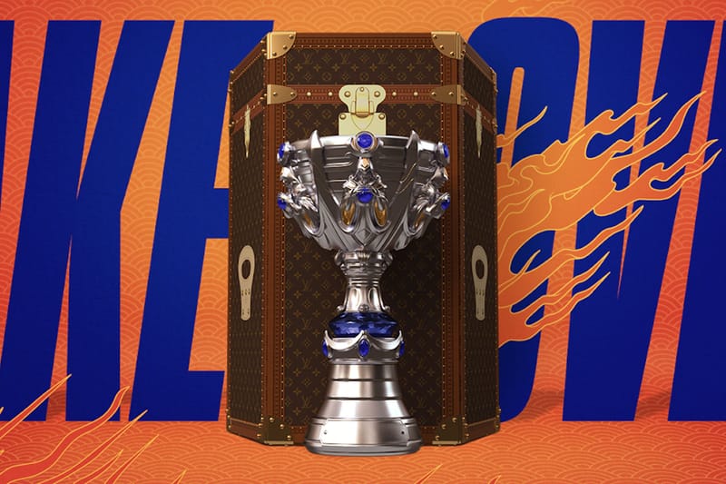 LV Trophy Case for 2020 LoL World Championship Hypebae