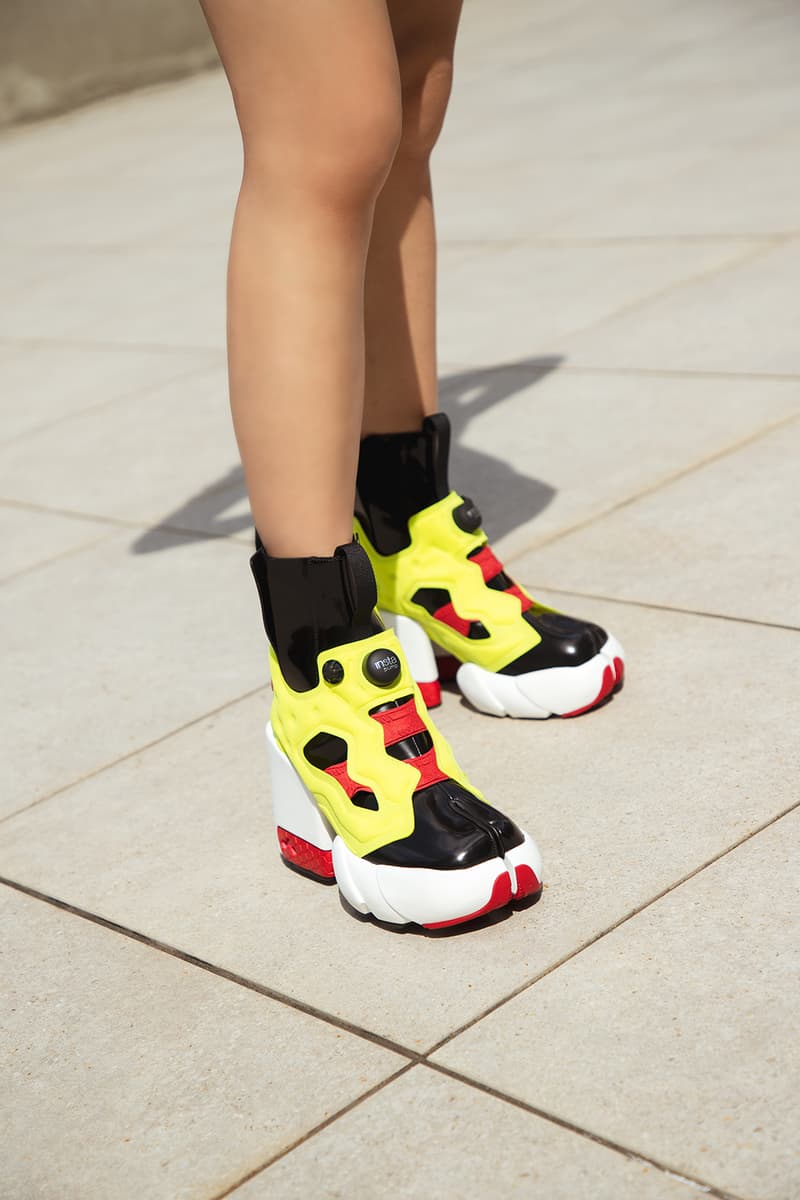 maison margiela x reebok collaboration shoes