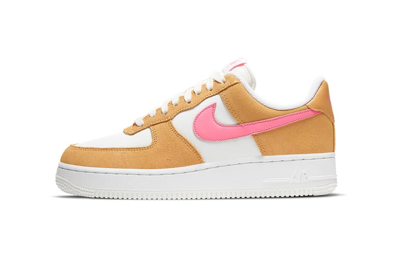 Air force 1 white pink shop orange