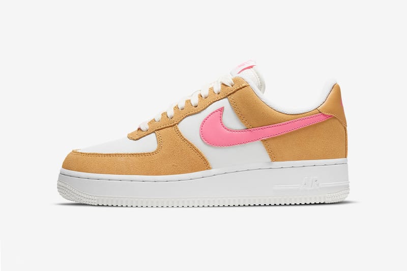 Nike air force sales pink orange