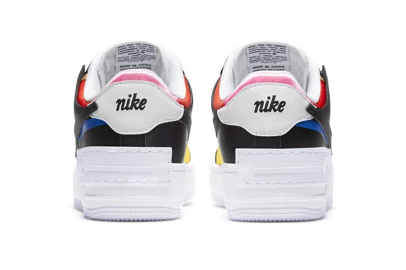 Air force 1 double layering shadow white pink purple best sale