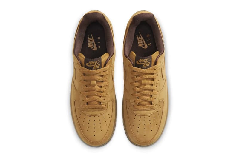nike air force 1 wheat suede