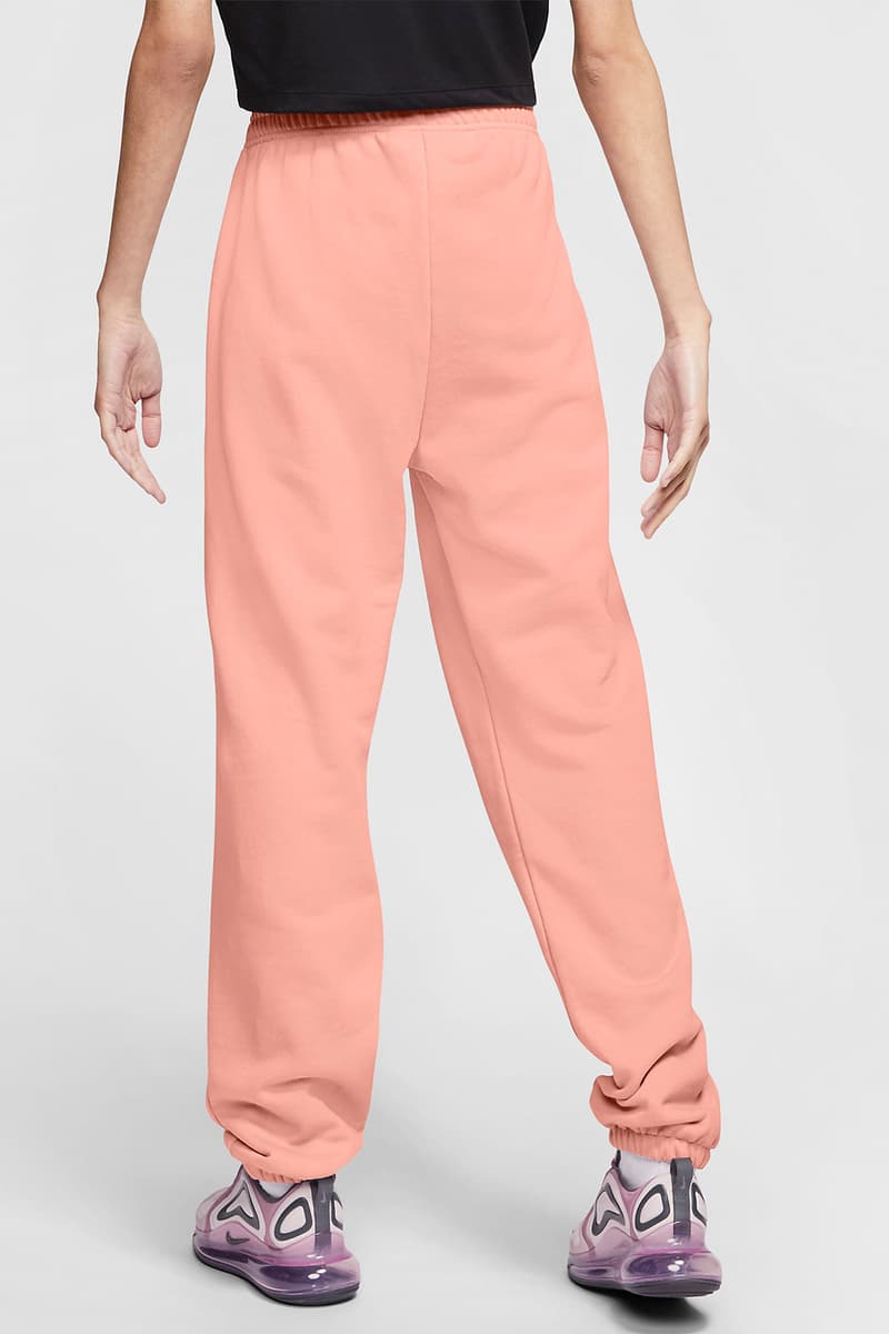 nike sportswear swoosh french terry trousers