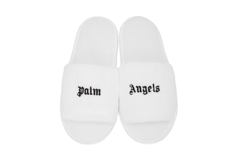 Palm angels slippers white new arrivals