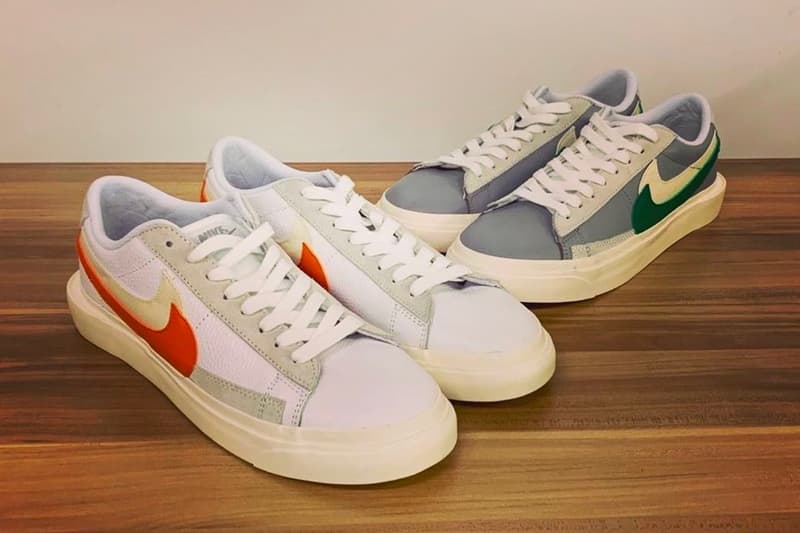 nike sacai blazer low outfit