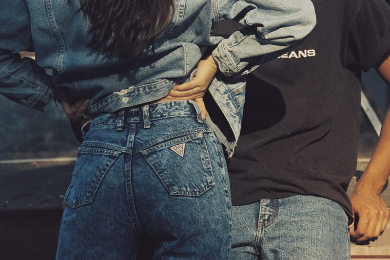 High waisted guess jeans vintage best sale