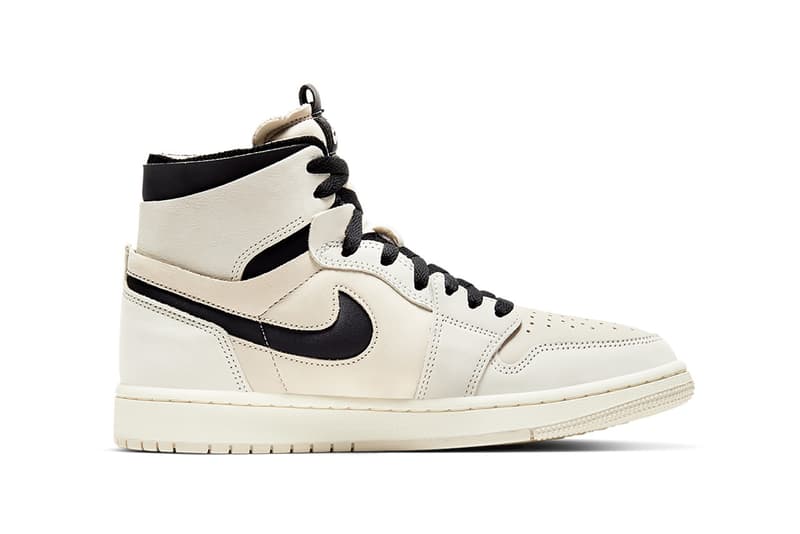 cream and black jordan 1s
