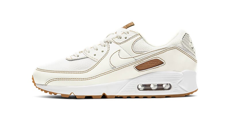 Nike women's air hotsell max 90 taupe/white/gum