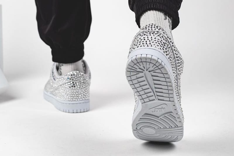 CPFM x Nike White Crystal Dunk Low Closer Look | Hypebae