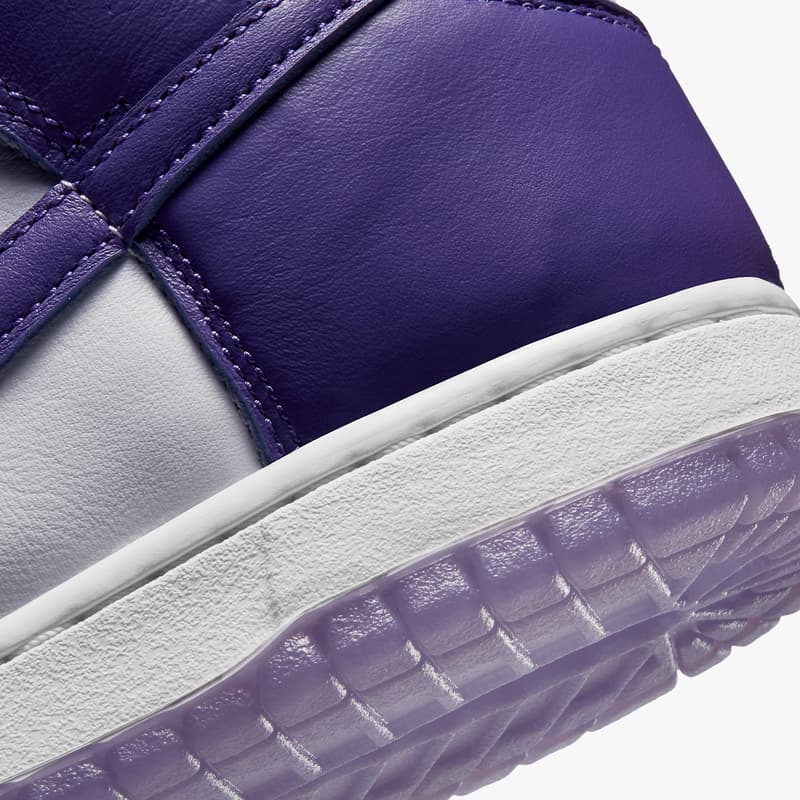 women's varsity purple dunks