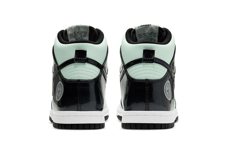 nike dunk high mint green