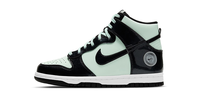 nike dunk high mint green