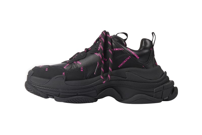 Black and store pink balenciaga