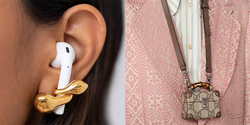 Louis vuitton airpods earrings Clearance