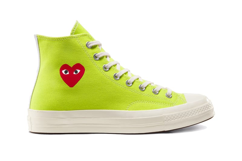 Comme des garcons outlet converse blue heart