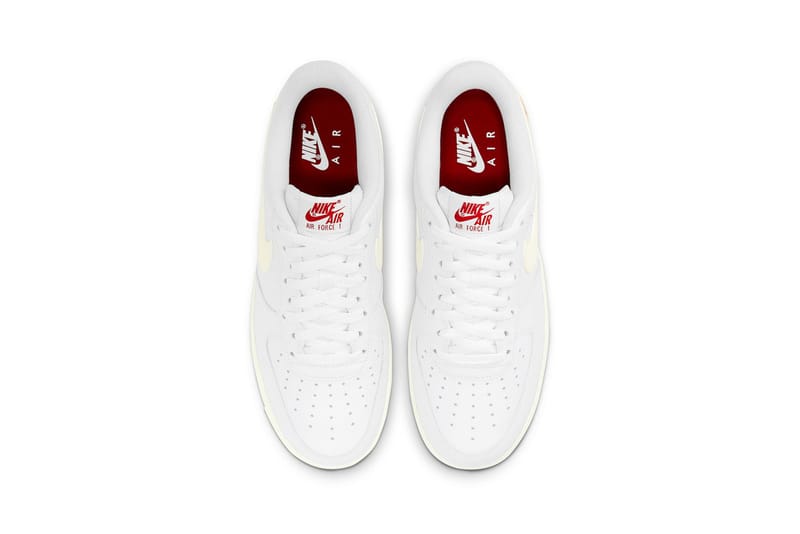 Air force 1 red cheap heart