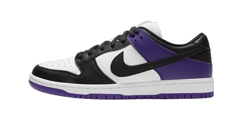 nike dunks black and purple