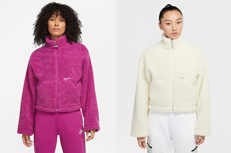 Nike online teddy coat