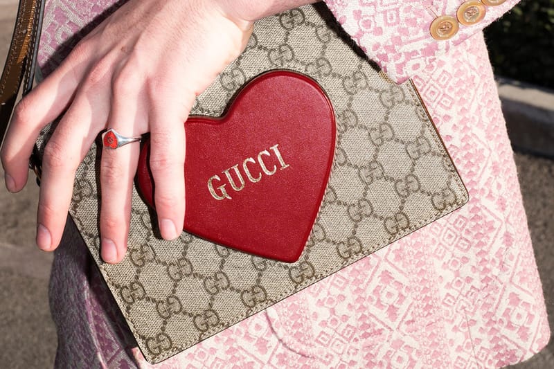 Gucci heart shaped online bag