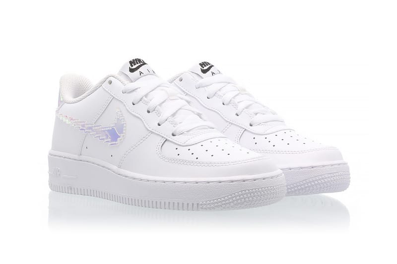 Air force 1 sale iridescent swoosh