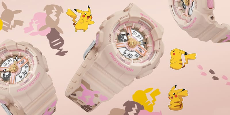 Pok mon x G SHOCK Release Pikachu BABY G Watch Hypebae