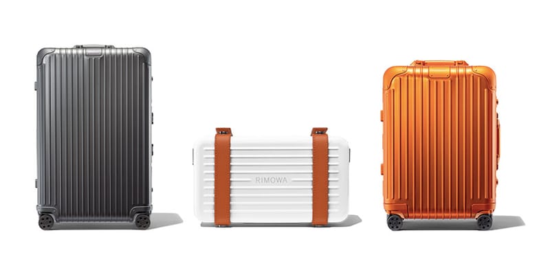 Rimowa orange luggage sales