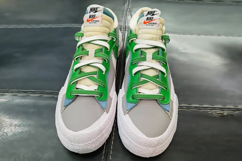 nike sacai blazer green