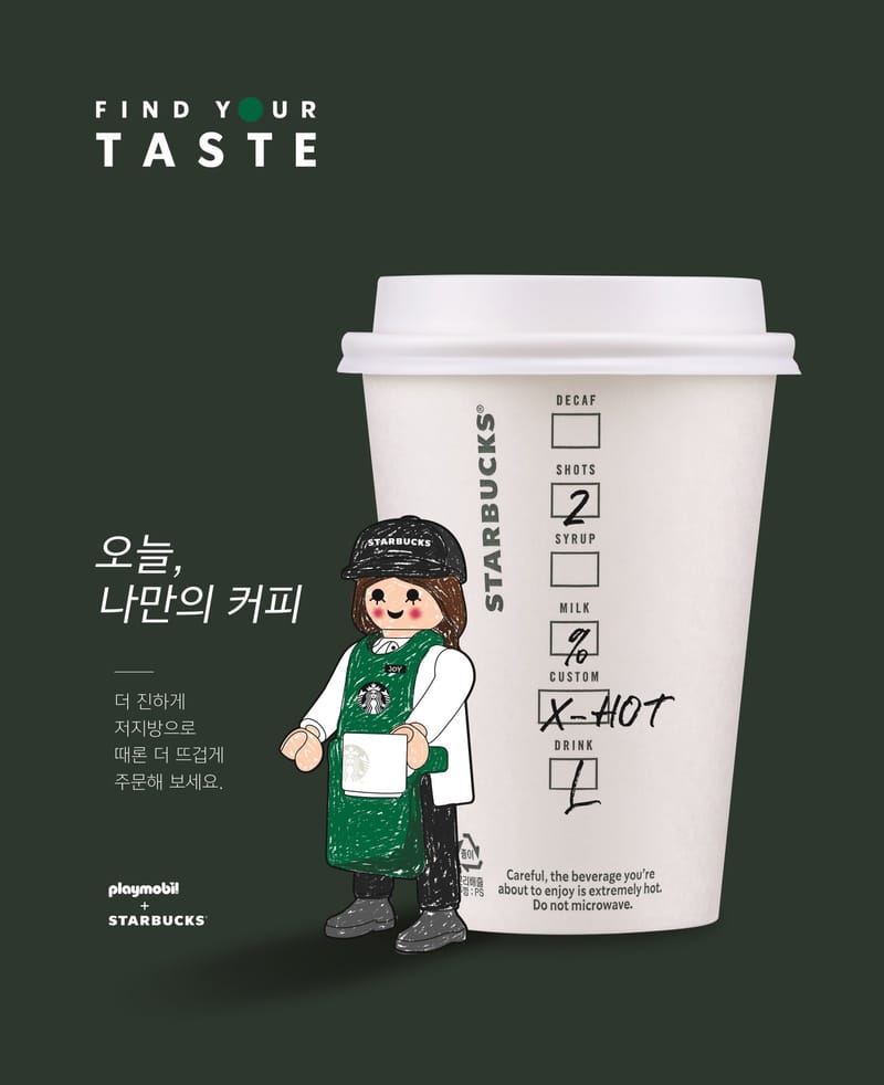 韓国限定　Starbucks Korea edition × playmobil PLAYMOBIL 71784 X STARBUCKS Korea 2024 Figures Starbucks