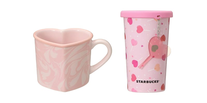 STARBUCKS Japan Valentine’s Day Tumbler 2019 NEW Pink Hearts Rare 2024 HTF Valentines