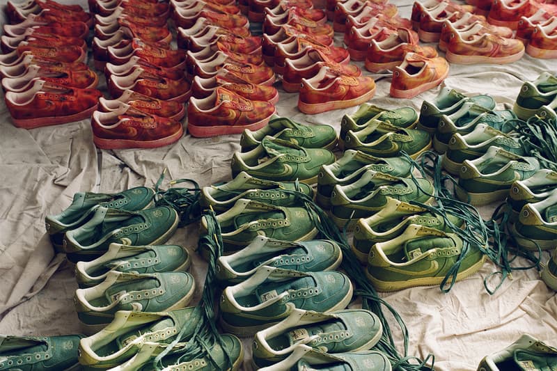 hand dyed air force 1
