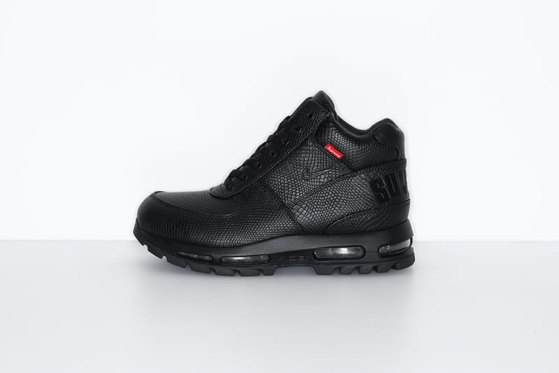 Supreme x Nike Goadome Boots Red u0026 Black Release | Hypebae