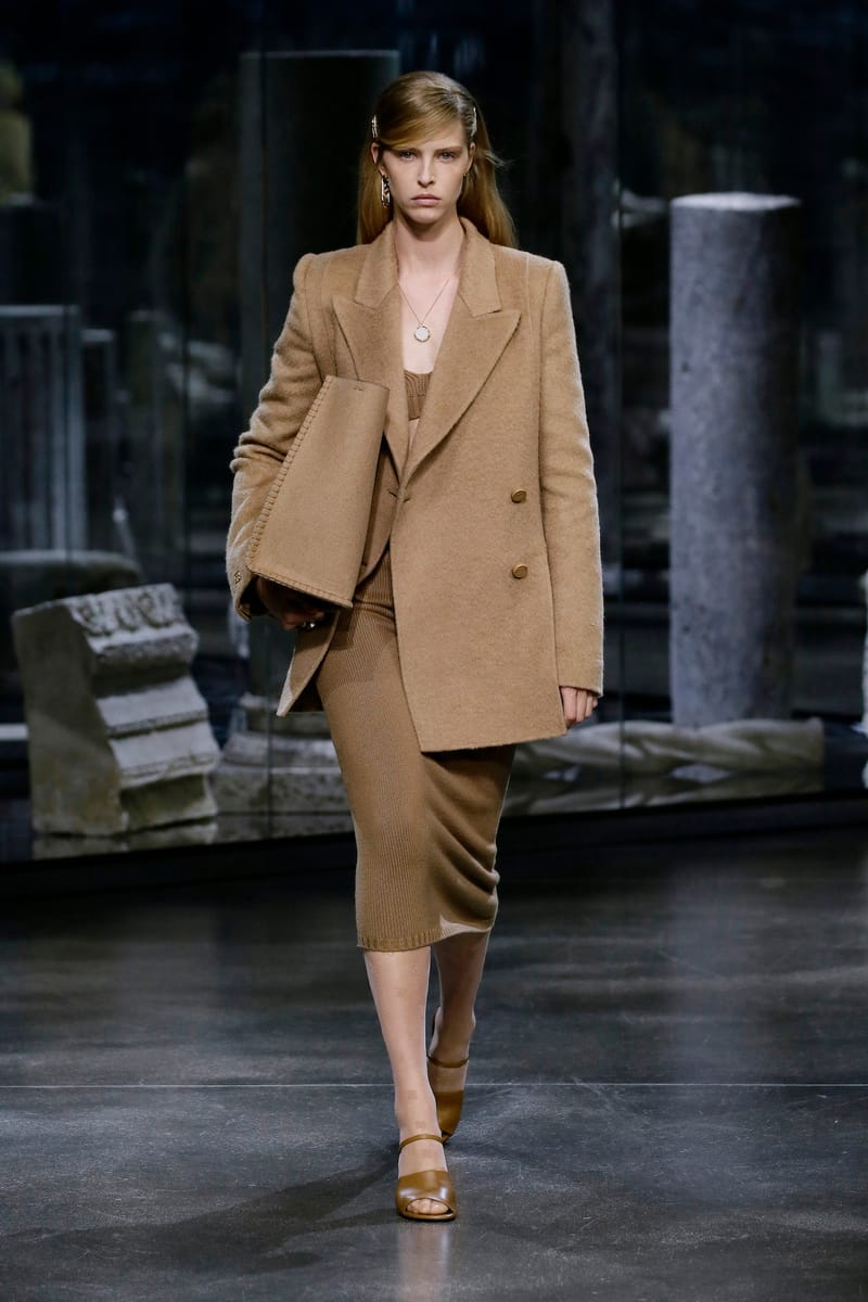 Fendi sales camel coat