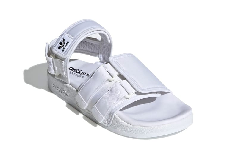 adidas White adilette Sandals Price and Release Hypebae