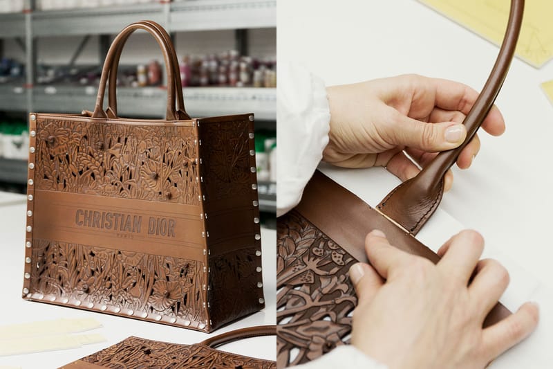 Watch How This Sculpted Leather Dior Book Tote Bag Is Made